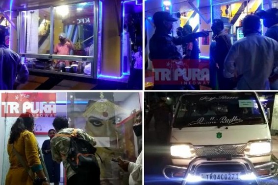 Mask Enforcement Days in Tripura : Strict Actions continue by Police, Administration for whole day : Penalties, Legal Actions underway 