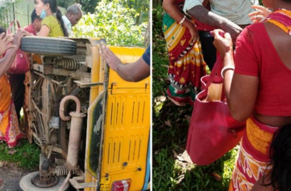 Road accident in Sabroom, many injured 