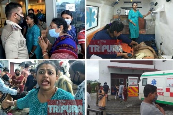 Patient dies in Tripura due to Lack of Oxygen in ambulance : 'Criminal Negligence' allegation against officials 