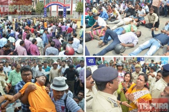 After BJP Govt imposed Section-144 on 10323 Teachers protest, Police brutally arrested many agitators, Teachers announced â€˜Civil Disobedience Movementâ€™ from Now ! Sought Chief Ministerâ€™s resignation