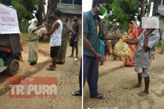 Citizens Collective Against COVID19 distributed rations among 42 families in Dharmanagar 