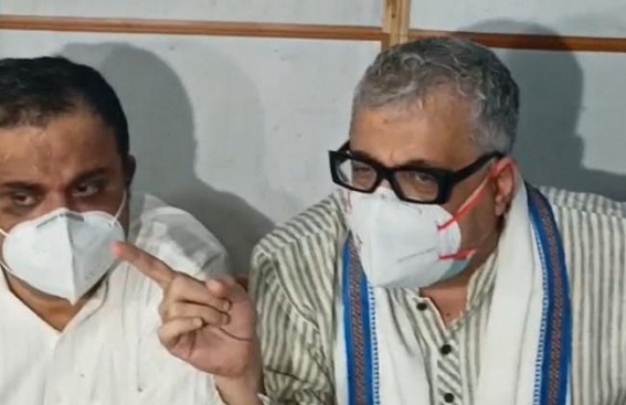 Trinamool MP,  National Spokesperson Derek O'Brien arrived in Tripura