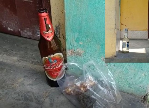 During nights, Teliamura ARDD office premise turns into an ideal place  for drug addicts, alleged Office Staffs 