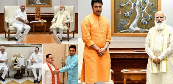 10 Days after Tripura CM Biplab Deb, Karnataka CM BS Yediyurappa met PM Modi, Karnataka CM has been Removed : Who is the Next ?