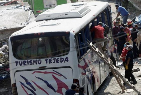 19 killed in Mexico bus crash