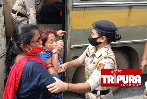 No Corona Curfew in BJP's programmes in Tripura : Only Common men, Opposition facing Arrests, Legal Actions for any Gathering 