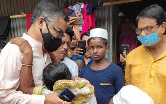 TMC leader Subal Bhowmik met custodial death’s family in Sonamura, assured Justice, and said Jungle Raaj is going on in Tripura