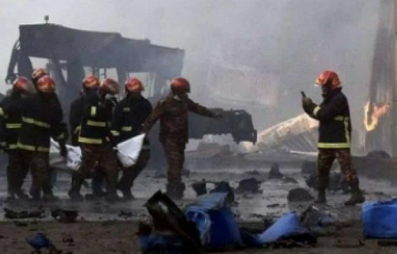 Case filed against 8 persons over B'desh depot fire Case filed against 8 persons over B'desh depot fire