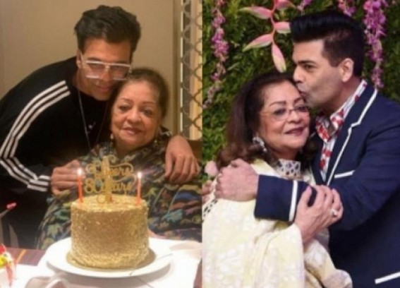 KJo pens heartwarming note for his 'brave and resilient' mother, as she turns 80