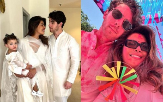 Priyanka Chopra says her Holi was 'lit', shares celebration pictures