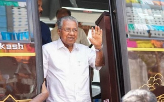 CM Vijayan returns to India after cutting short three-nation private trip with family