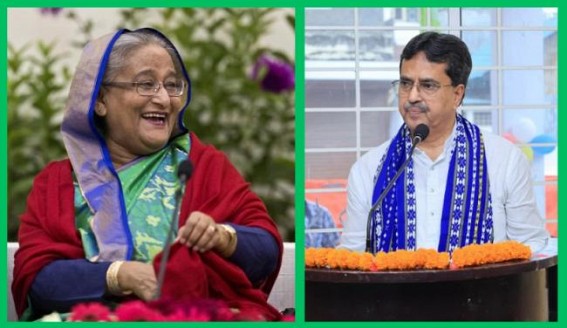 Tripura CM sent Queen Pineapples to Bangladesh PM