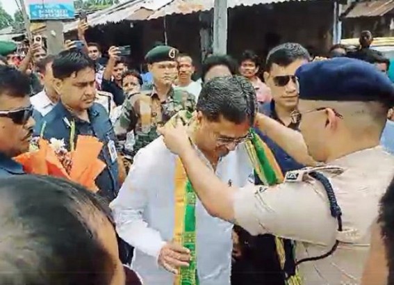 CM visits Khowai, participates in ‘Har Ghar Tiranga’ program
