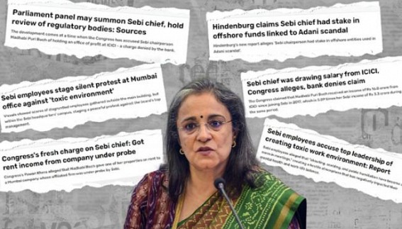 SEBI Chairperson, husband deny involvement in Mahindra, ICICI Bank