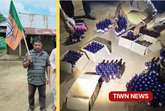 Tripura BJP Panchayat Election candidate who won ‘uncontested’ is now absconding as Police found Drugs in his home