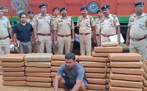 Ramnagar Resident Arrested while Smuggling Ganja : Nagaland Vehicle Seized