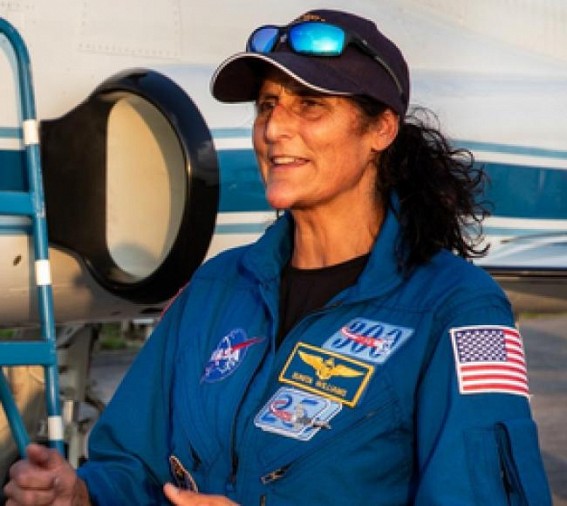 Sunita Williams dances her way to international space station