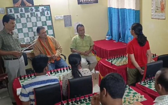 First time in Tripura Chess Grandmaster arrived to teach aspiring chess players