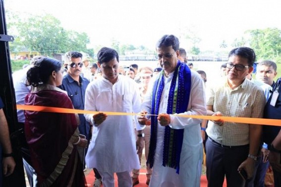 CM inaugurates newly constructed PHC and Veterinary Dispensary Buildings in Uankoti District