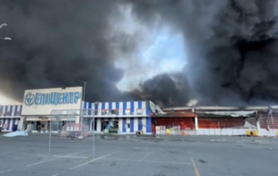 Ukraine war: Two killed, 33 injured after attack on Kharkiv store