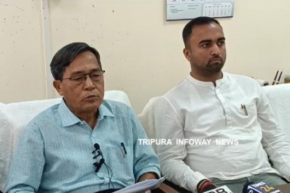 ‘BJP and Tipra Motha party have one common characteristic, which is Corruption’ :  Jiten Chowdhury slammed BJP-Tipra Motha on BJP Govt’s anniversary