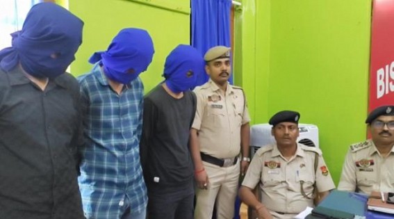 6 arrested with weapons in connection with Robbery cases in Bishalgarh 