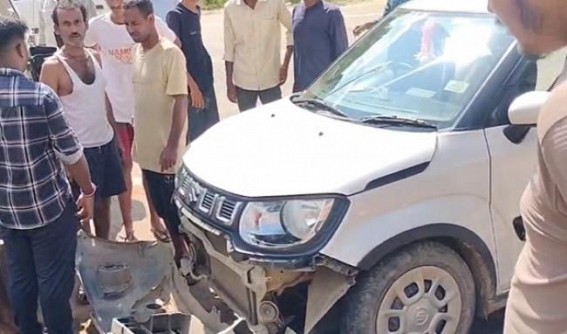Road Accident on National Highway in Kumarghat