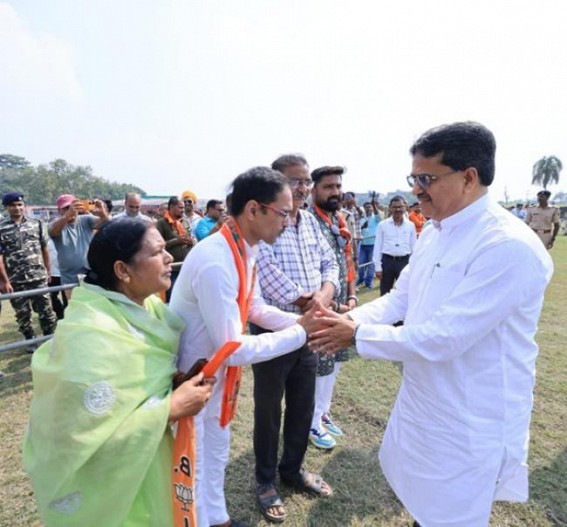 CM Manik Saha in Bihar Election campaigning for BJP. TIWN Pic Oct 18