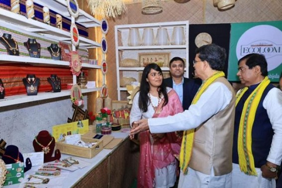 CM Manik Saha inaugurated Saras Mela 2025 in Hapania Fair Ground. TIWN Pic Dec 13