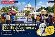 Sarat Chandra Chattopadhyay’s 150th Birth Anniversary Observed in Agartala