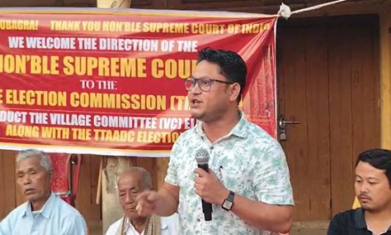 Tipra Motha Demands Direct Funding ; Urged Voters to Snatch Their Rights for ‘Development’