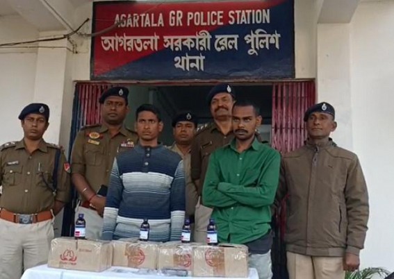 Two Bihar Youths Arrested in Tripura with Pistol, Bullets and Drugs