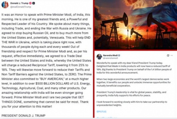 India-US Trade to Resume as Tariffs downed from 50% to 18%