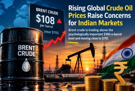 Crude Oil Crosses $100, Raising Pressure on India's Economy