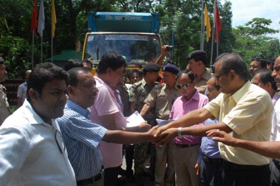 Andhra rice reaches Tripura first time via Bangladesh Andhra rice reaches Tripura first time via Bangladesh