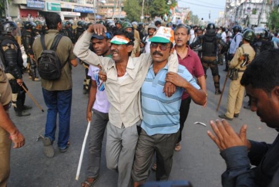 CPI (M) and Police: Both are 2 sides of same coin; Keep trust on whom? Maximum protestors injured on police lathi charge - Manik responsible for it: Sudip Roy Barman CPI (M) and Police: Both are 2 sides of same coin; Keep trust on whom? Maximum protestors injured on police lathi charge - Manik responsible for it: Sudip Roy Barman