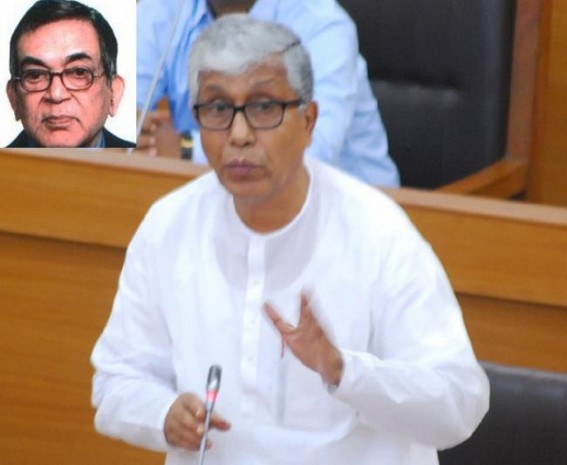 Manik expresses anger against Dr Rathin Datta, faces embarrassment in Assembly Manik expresses anger against Dr Rathin Datta, faces embarrassment in Assembly