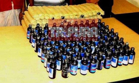 Khowai Police nabs huge Phensedyl consignment Khowai Police nabs huge Phensedyl consignment
