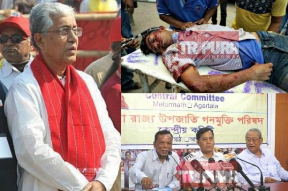 CPI-M slams Tripura Police ! Suspects state Police's role as biased towards IPFT, BJP ! But why does Manik Sarkar still trust in SIT ? CPI-M slams Tripura Police ! Suspects state Police's role as biased towards IPFT, BJP ! But why does Manik Sarkar still trust in SIT ?