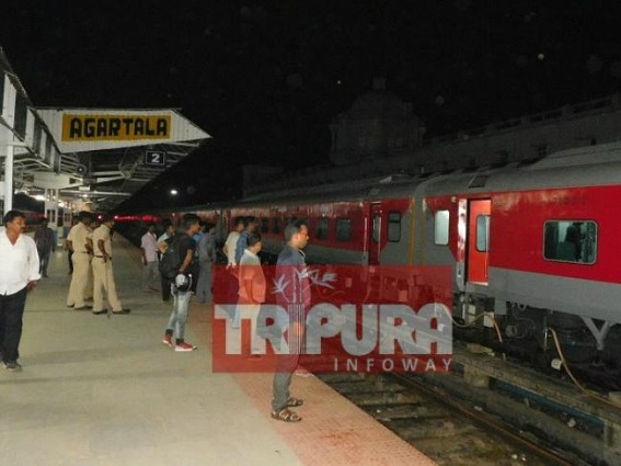 Rajdhani left for Lumding as a part of Trial run : Official inauguration after successful trial run Rajdhani left for Lumding as a part of Trial run : Official inauguration after successful trial run