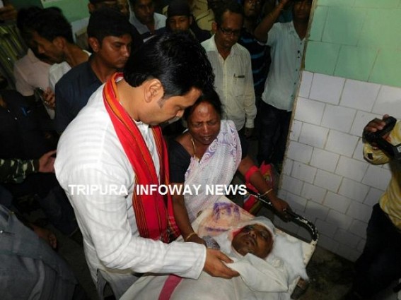 BJP condemns Santanu's murder BJP condemns Santanu's murder