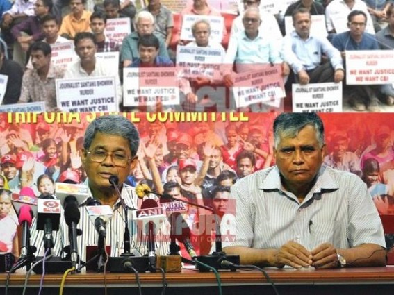CBI fear grips Manik Govt : ‘Only Murderers of Santanu demanded CBI’, Bijan Dhar’s remark insults State Journalists demanding for CBI probe in Santnau murder case ! CBI fear grips Manik Govt : ‘Only Murderers of Santanu demanded CBI’, Bijan Dhar’s remark insults State Journalists demanding for CBI probe in Santnau murder case !