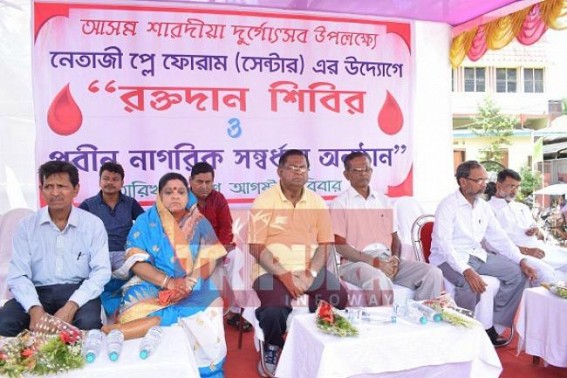 Leaders attend the Richest Club's Saradiya programme that will make 60 ft Durga idol Leaders attend the Richest Club's Saradiya programme that will make 60 ft Durga idol