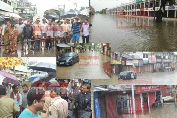 Locals protest against 'Smart City' Agartala's pathetic condition, Tripura capital turns 'Drainwater Lake’ after splash of rain : Demand helicopter-hopping CM’s action plan Locals protest against 'Smart City' Agartala's pathetic condition, Tripura capital turns 'Drainwater Lake’ after splash of rain : Demand helicopter-hopping CM’s action plan