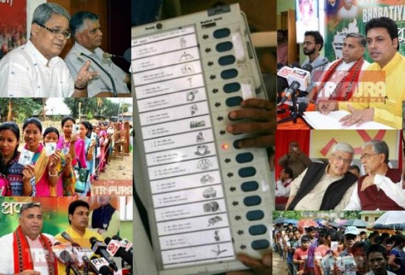 8 months before Tripura's most crucial Assembly Election after 25 yrs of Communist regime : ruling, opposition parties battling with EVMs 8 months before Tripura's most crucial Assembly Election after 25 yrs of Communist regime : ruling, opposition parties battling with EVMs