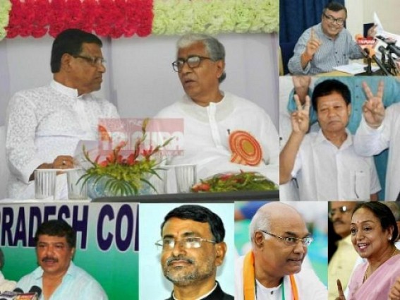 Presidential Election on Monday : 7 votes from Tripura to go for Kovind; rest all for Meira ! Ratan to break Indian Political History by voting BJP Presidential Election on Monday : 7 votes from Tripura to go for Kovind; rest all for Meira ! Ratan to break Indian Political History by voting BJP