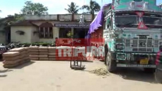 Sepahijala Dist turns Narcotic Den under patronage of CPI-M : Rs. 30 lakhs Ganja of 1100 Kgs recovered, What's Manik Govt's weakness for strict action against Narcotics smugglers ? Sepahijala Dist turns Narcotic Den under patronage of CPI-M : Rs. 30 lakhs Ganja of 1100 Kgs recovered, What's Manik Govt's weakness for strict action against Narcotics smugglers ?