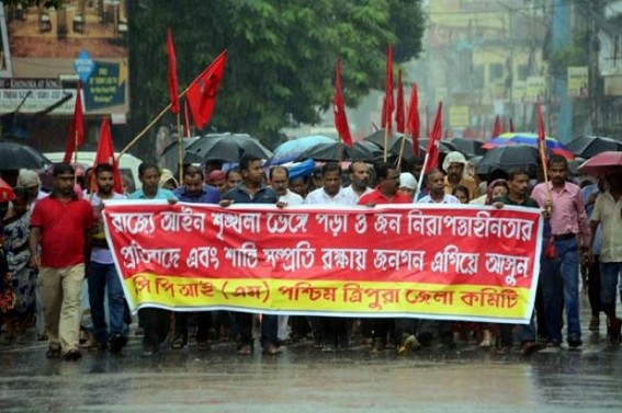 Opposition CPI-M challenges BJP to probe CPI-M’s role in Lynching episodes, claims all arrested accused are BJP, IPFT Opposition CPI-M challenges BJP to probe CPI-M’s role in Lynching episodes, claims all arrested accused are BJP, IPFT