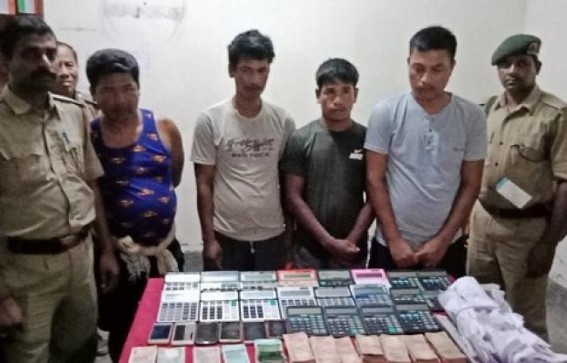 Gamblers arrested by Udaipur Police Gamblers arrested by Udaipur Police