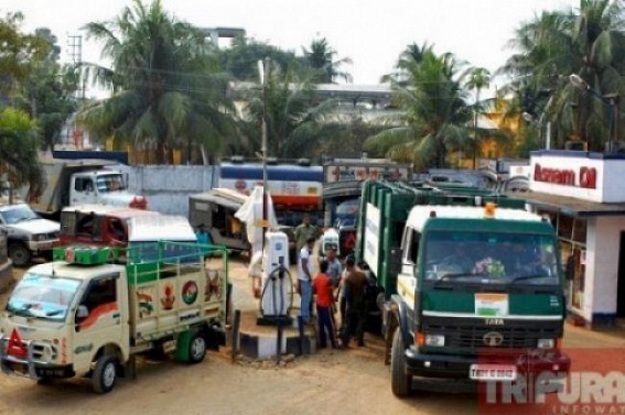 Diesel price in Agartala climbs at Rs. 72.72 Diesel price in Agartala climbs at Rs. 72.72